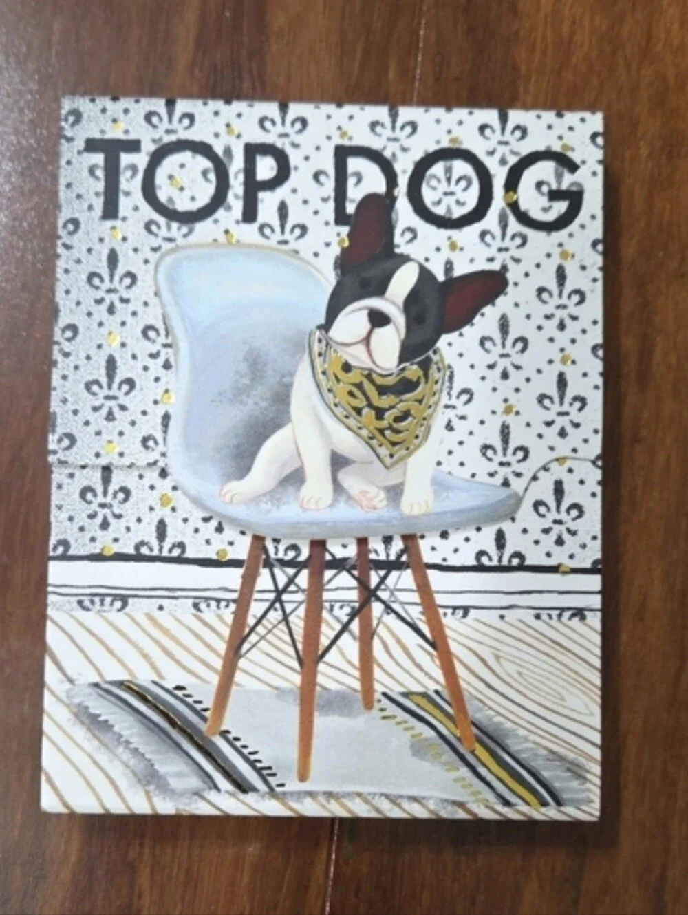 MOLLY & REX POCKET NOTEPAD BOSTON TERRIER TOP DOG